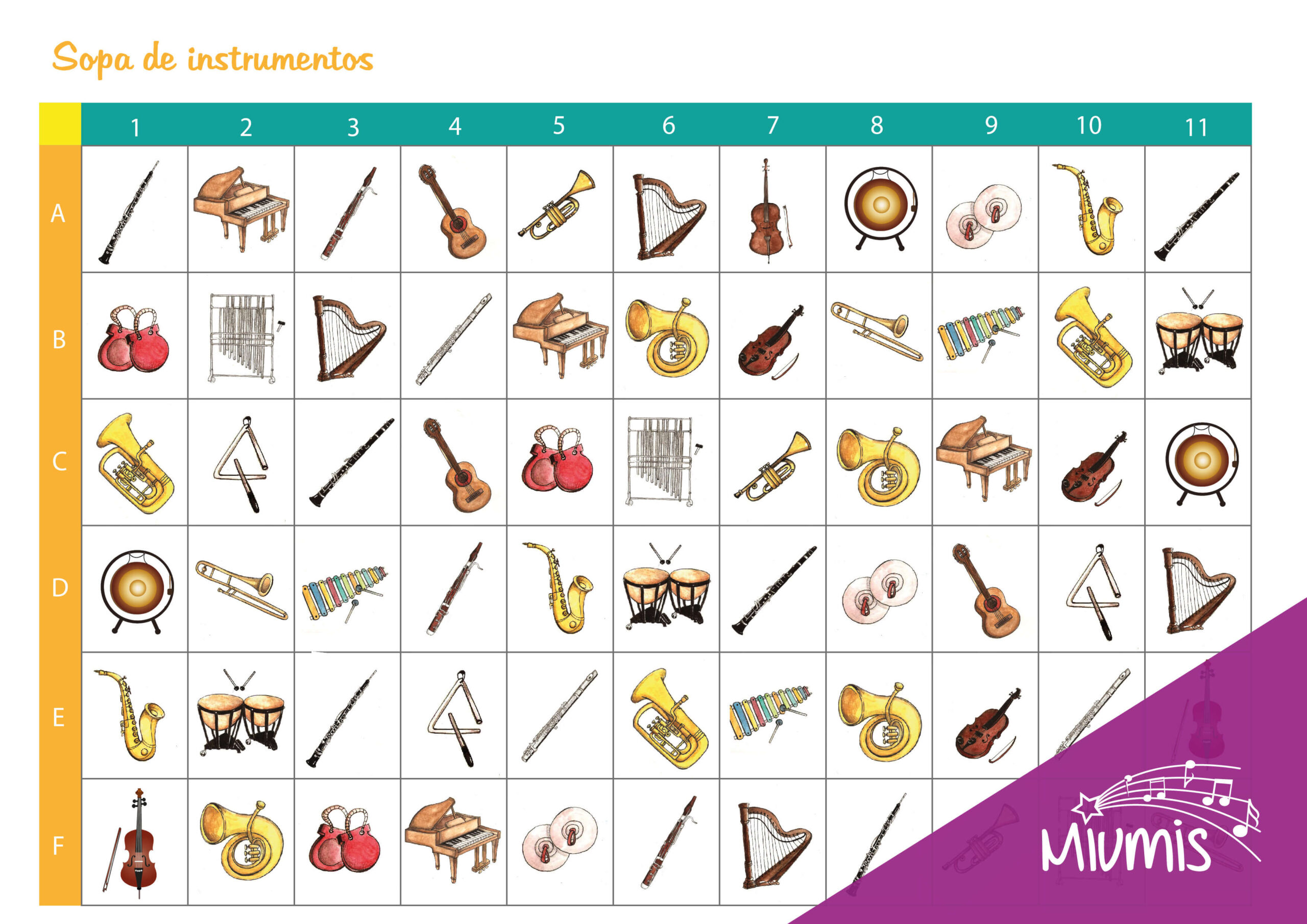 Sopa de instrumentos